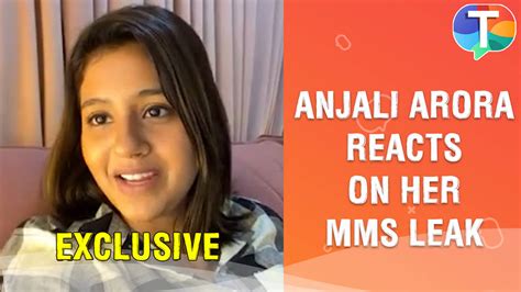 leaked mms anjali arora|Anjali Arora REACTS on her MMS leak and speaks on online。